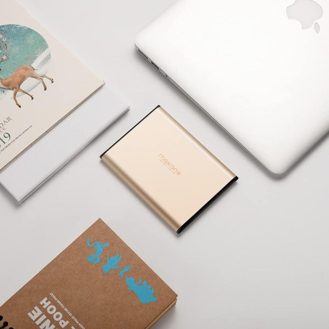 GoldMax 250GB Ultra Slim External Hard Drive - DOKUTRONIX