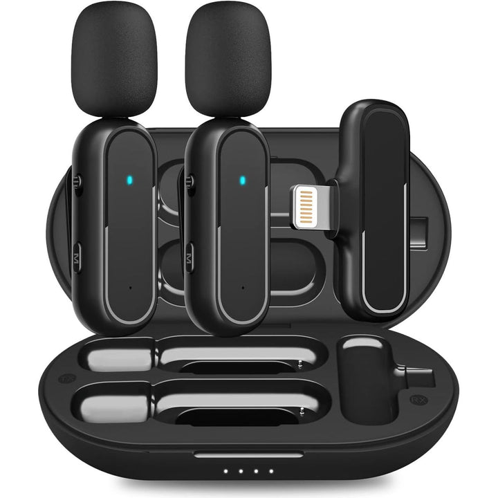 iLavalier Pro: Dual Wireless Mic for iPhone/iPad - DOKUTRONIX