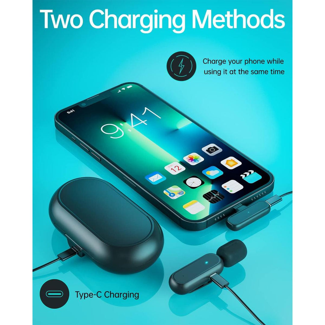 iLavalier Pro: Dual Wireless Mic for iPhone/iPad - DOKUTRONIX