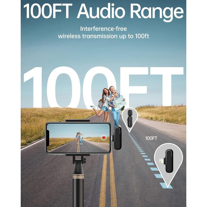 iLavalier Pro: Dual Wireless Mic for iPhone/iPad - DOKUTRONIX