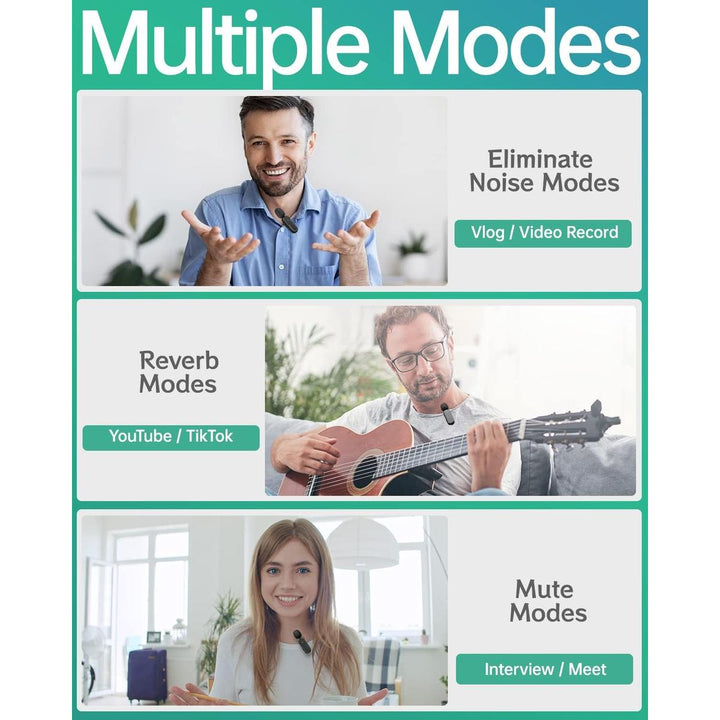 iLavalier Pro: Dual Wireless Mic for iPhone/iPad - DOKUTRONIX