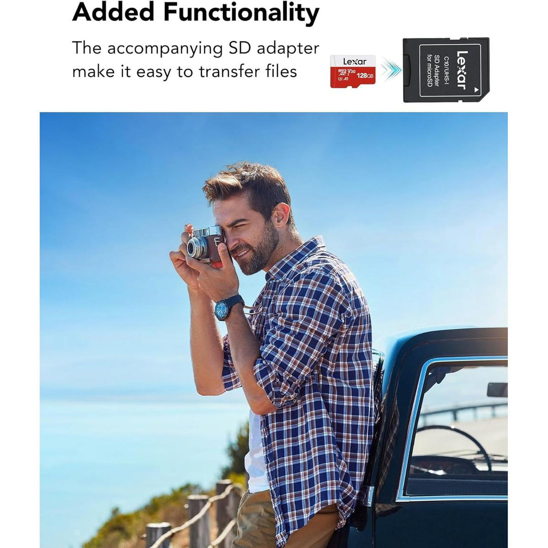 Lexar Duo 128GB Micro SD Card - 4K A1 Performance - DOKUTRONIX