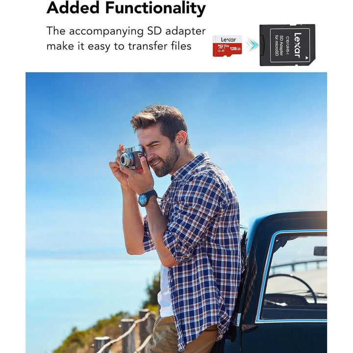 Lexar Duo 128GB Micro SD Card - 4K A1 Performance - DOKUTRONIX