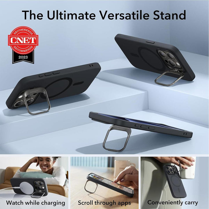 MagnaSafe Black Stand Case for iPhone 15 Pro - DOKUTRONIX