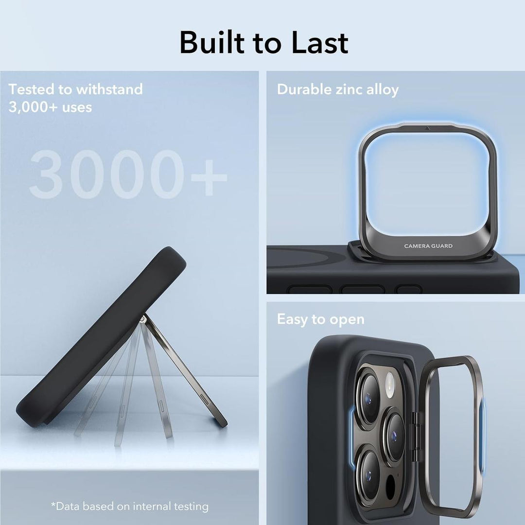 MagnaSafe Black Stand Case for iPhone 15 Pro - DOKUTRONIX