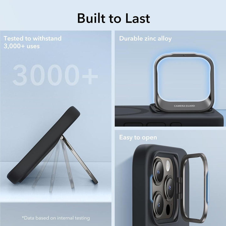 MagnaSafe Black Stand Case for iPhone 15 Pro - DOKUTRONIX