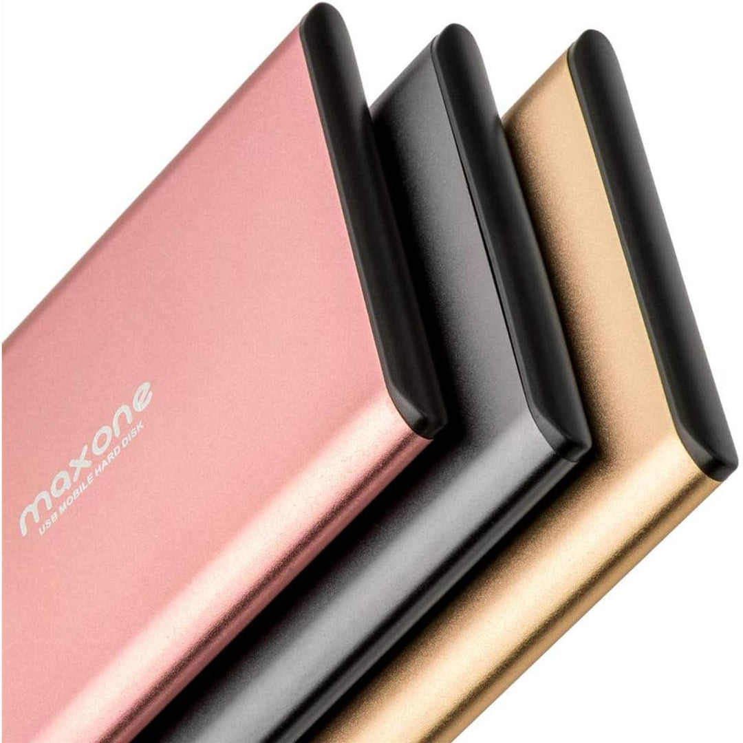 Maxone Slim 250GB Rose Pink Hard Drive - DOKUTRONIX