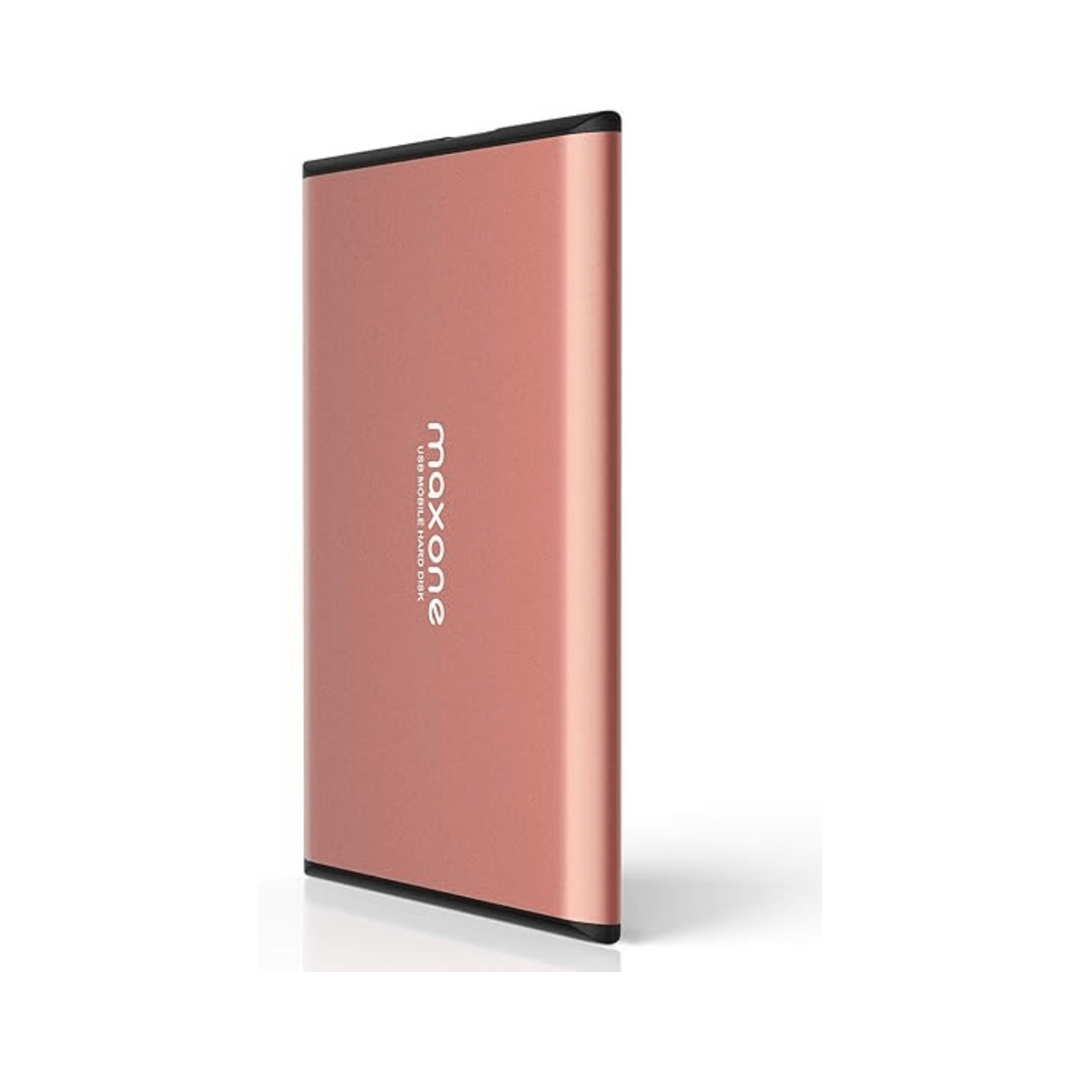 Maxone Slim 250GB Rose Pink Hard Drive - DOKUTRONIX