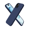 ORNARTO Slim Silicone Case for iPhone 15 - Dark Blue