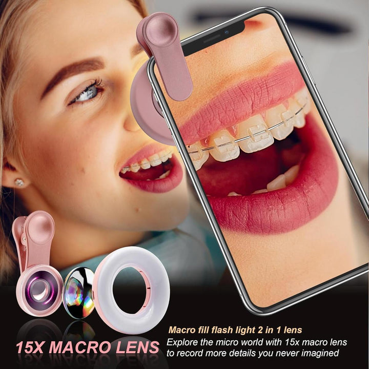 PinkGlow Macro Lens for iPhone & Android - DOKUTRONIX