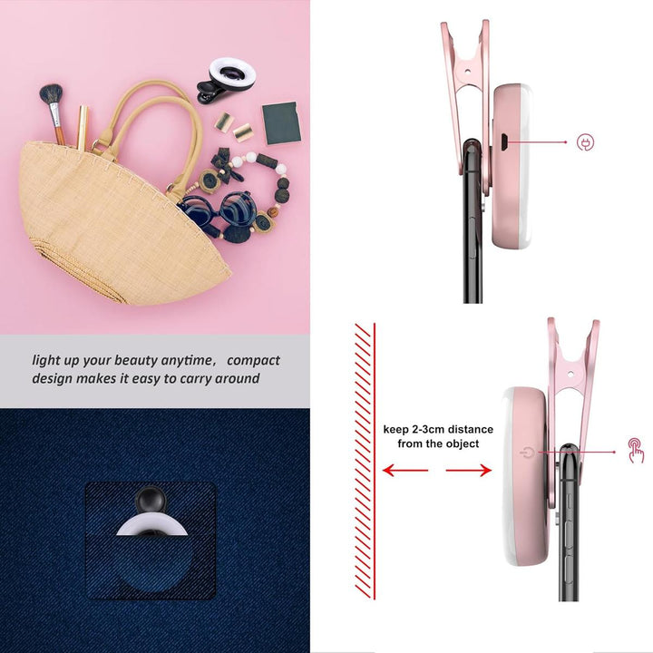 PinkGlow Macro Lens for iPhone & Android - DOKUTRONIX
