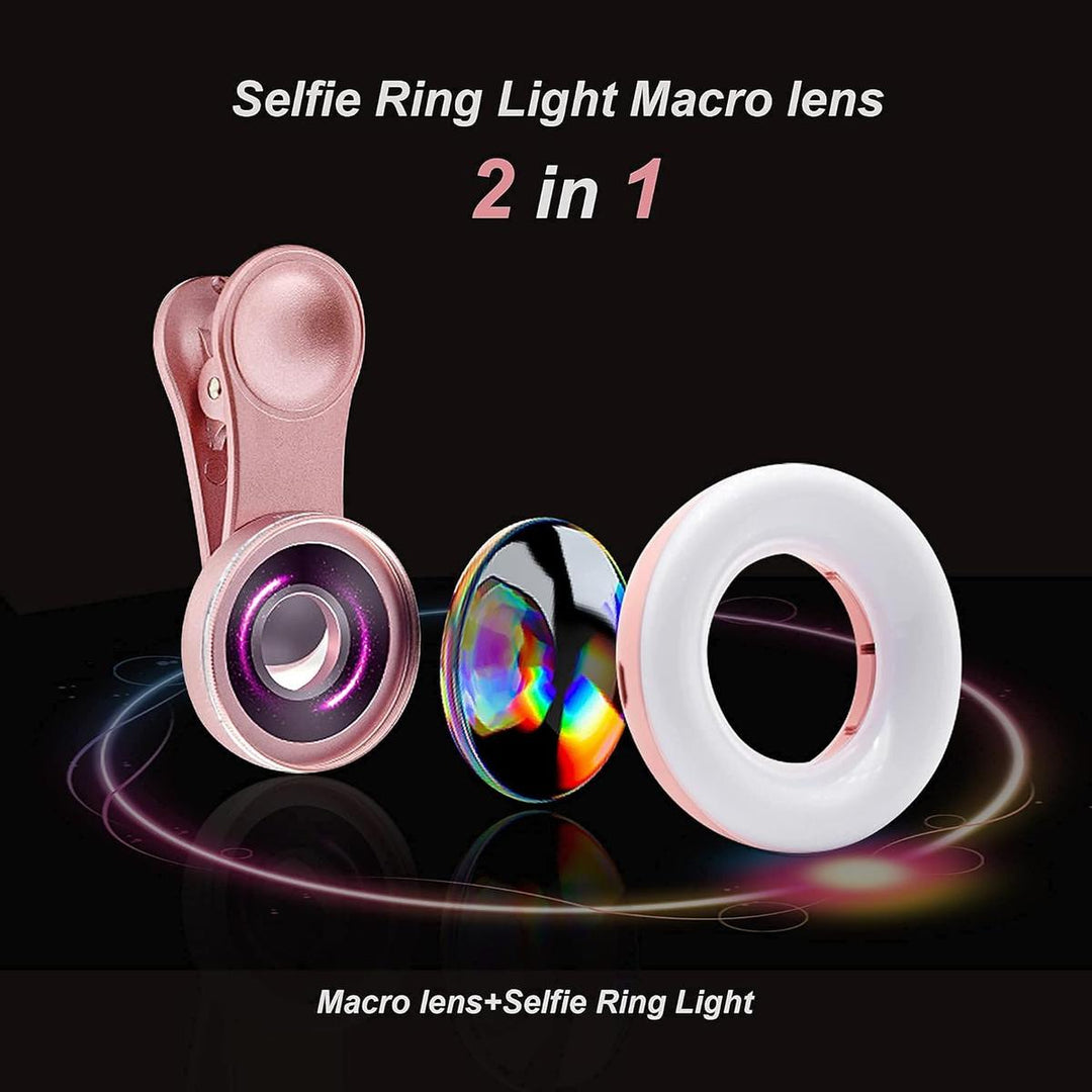 PinkGlow Macro Lens for iPhone & Android - DOKUTRONIX