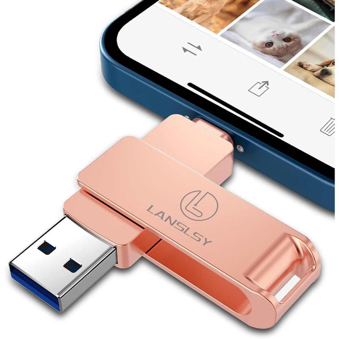 Rose Gold Phone Stick 256GB USB - DOKUTRONIX