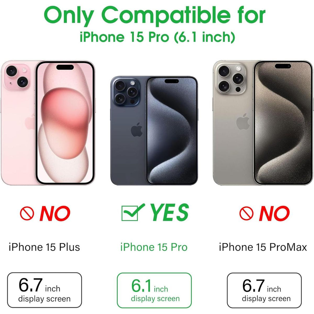 RoseGold Pro Wallet Case for iPhone 15 - DOKUTRONIX