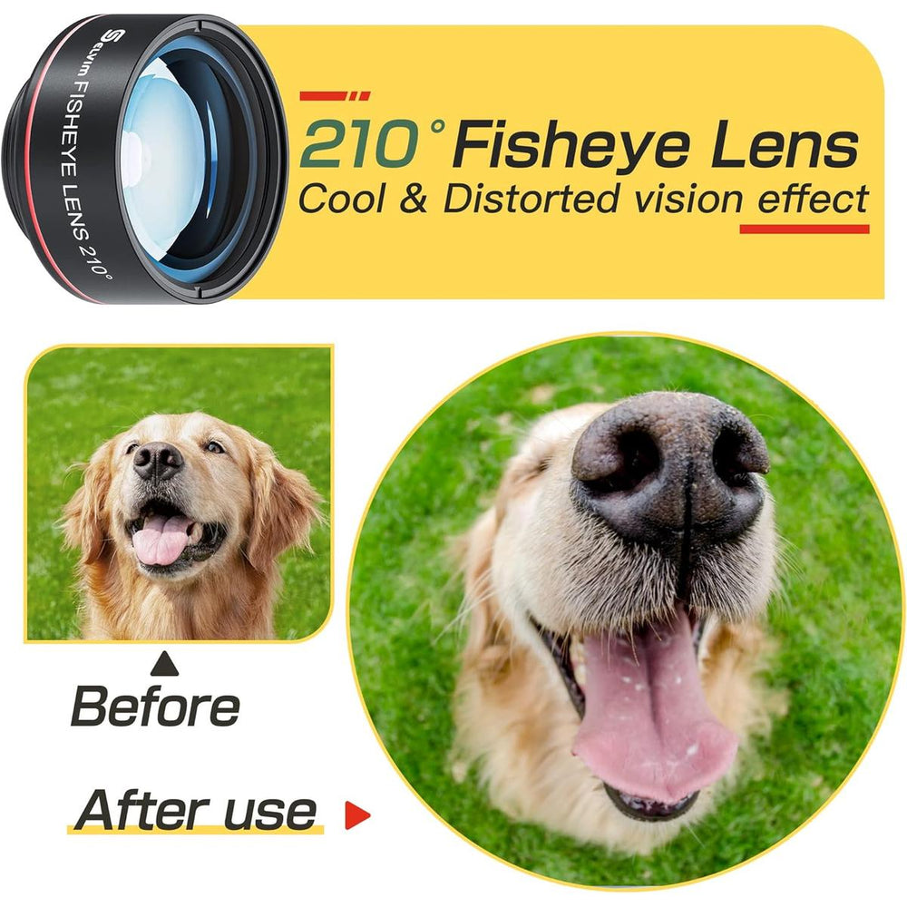 Selvim 210° Smartphone Fisheye Lens Pro - DOKUTRONIX