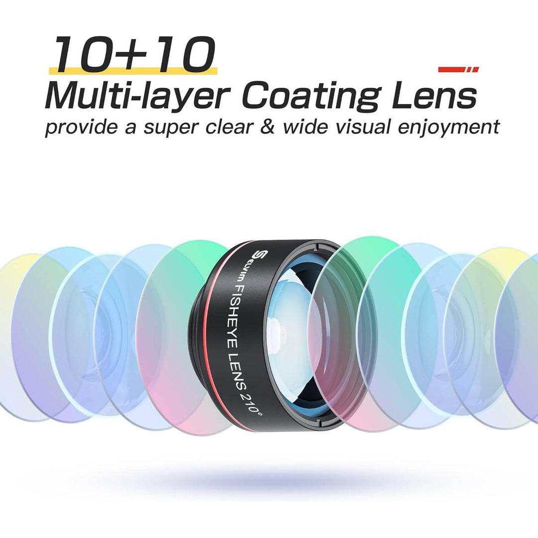 Selvim 210° Smartphone Fisheye Lens Pro - DOKUTRONIX