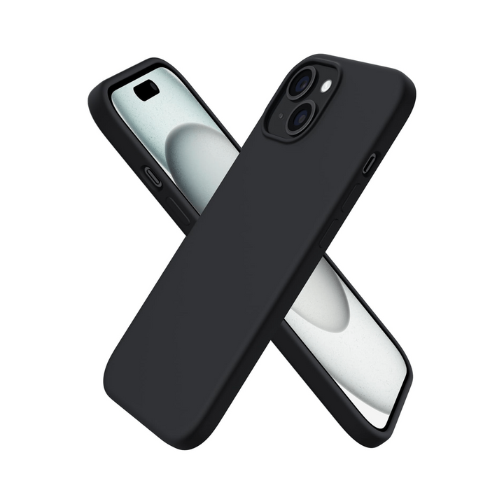 SilkyBlack iPhone 15 Case by ORNARTO - DOKUTRONIX