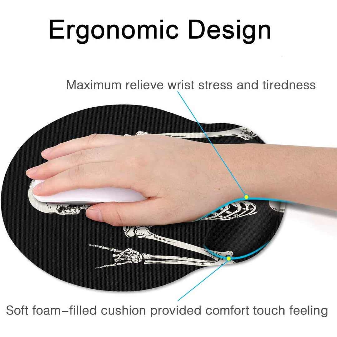 Skeleton Grip Ergonomic Mouse Pad - DOKUTRONIX