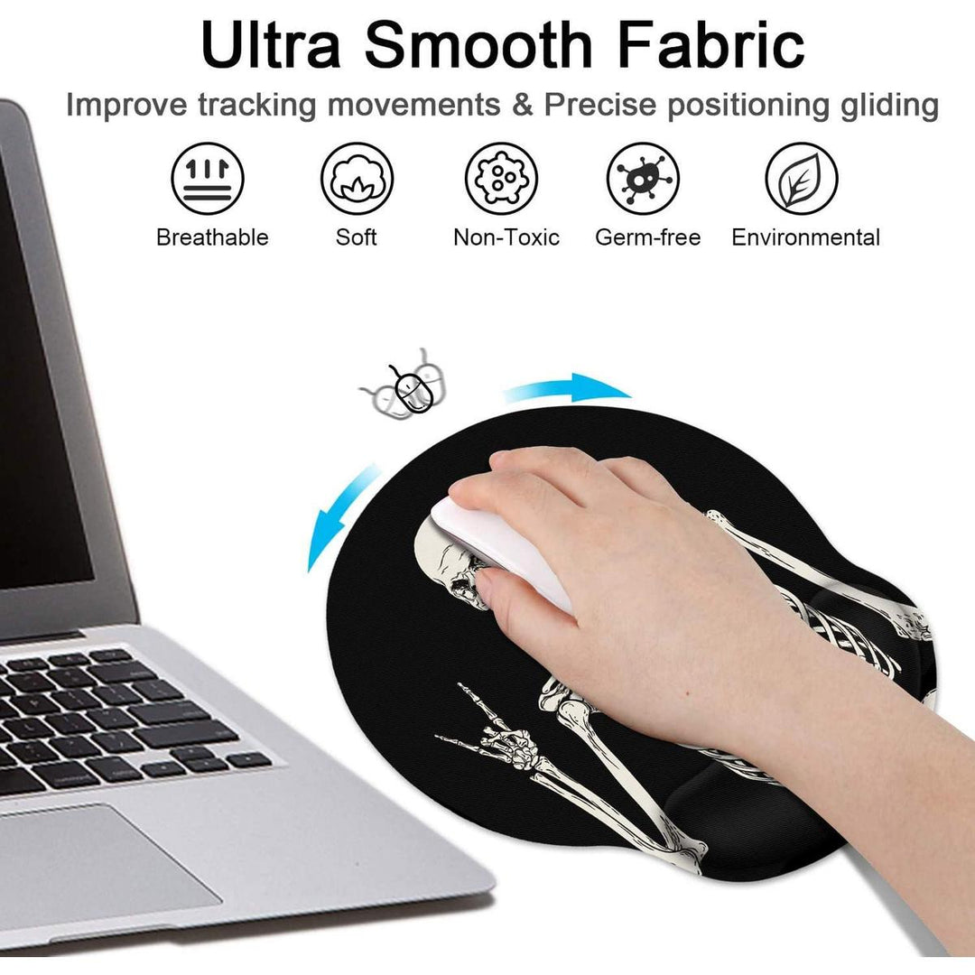 Skeleton Grip Ergonomic Mouse Pad - DOKUTRONIX