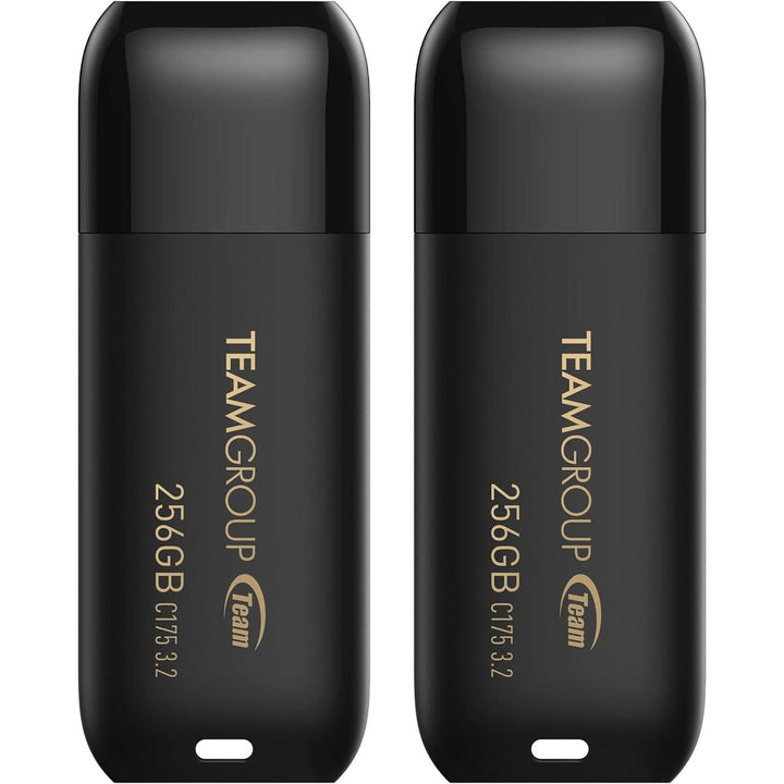 TEAMGROUP 256GB C175 Duo USB Drive - Matte Black - DOKUTRONIX