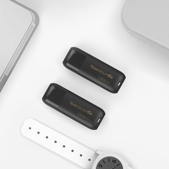 TEAMGROUP 256GB C175 Duo USB Drive - Matte Black - DOKUTRONIX