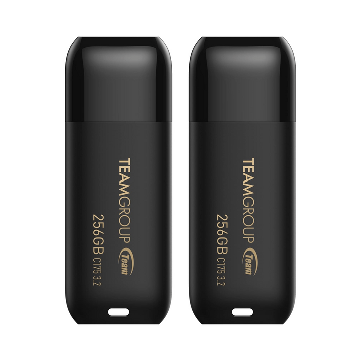 TEAMGROUP 256GB C175 Duo USB Drive - Matte Black - DOKUTRONIX