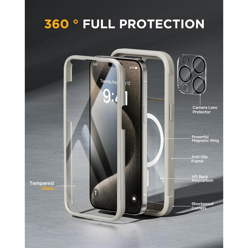TitaniumMag Bumper Case for iPhone 15 Pro - DOKUTRONIX