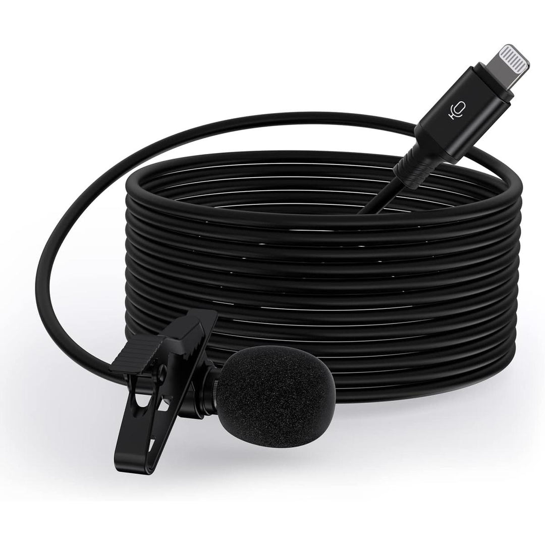 ttstar iPhone Lavalier Mic - 16.4ft Omnidirectional - DOKUTRONIX