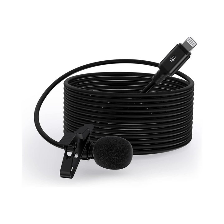 ttstar iPhone Lavalier Mic - 16.4ft Omnidirectional - DOKUTRONIX