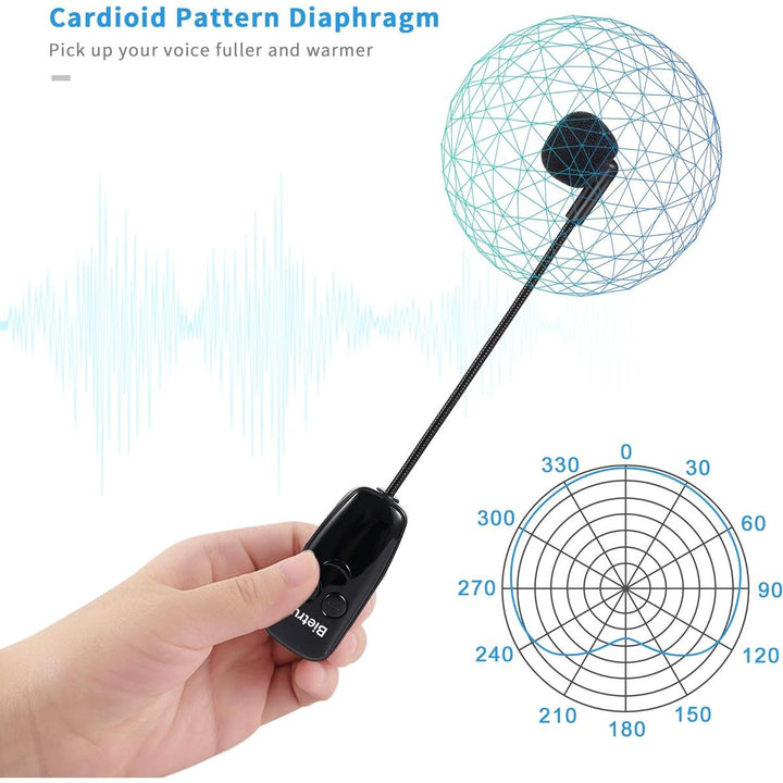 UHF Pro Wireless Mic & Headset - 160ft Range - DOKUTRONIX