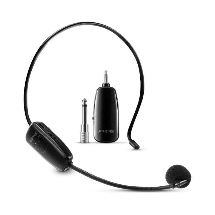 UHF Pro Wireless Mic & Headset - 160ft Range - DOKUTRONIX