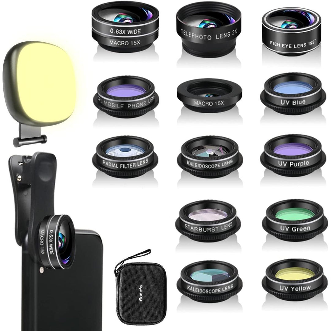 Ultimate Lens Kit w/ Selfie Light - DOKUTRONIX