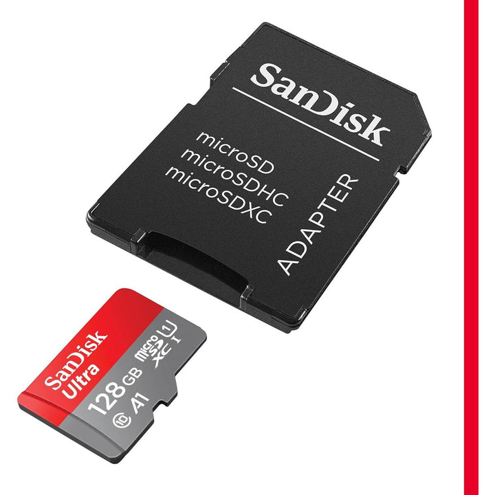 Ultra 128GB microSDXC Card - SanDisk SDSQUAB Series - DOKUTRONIX