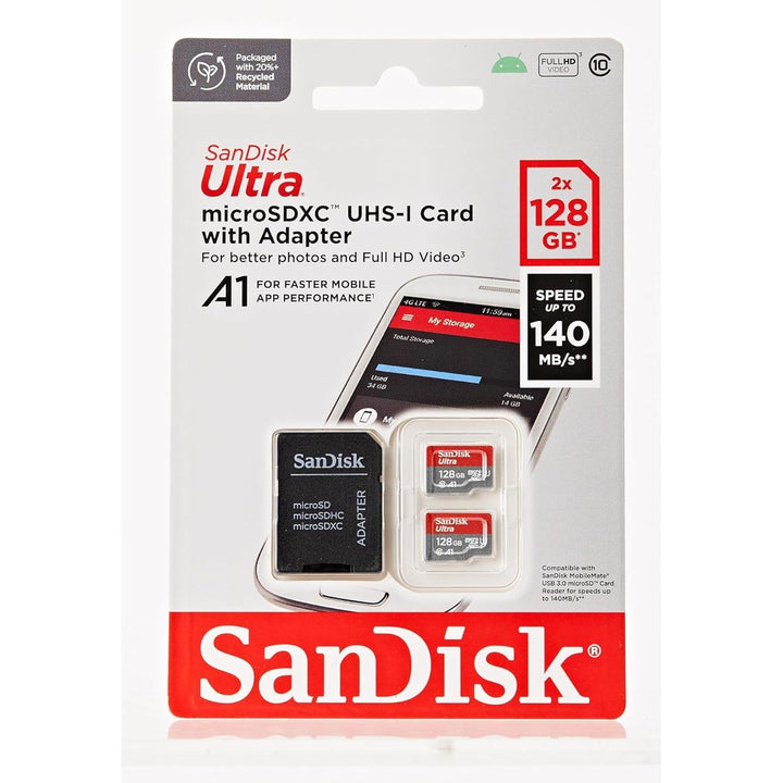 Ultra microSDXC: 128GB (2-Pack) - DOKUTRONIX