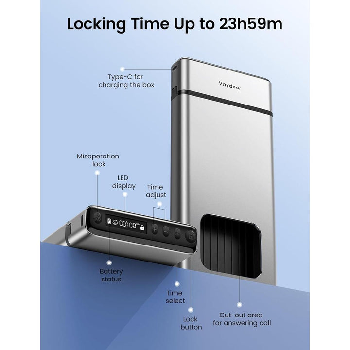 Vaydeer Timed Phone Safe - DOKUTRONIX