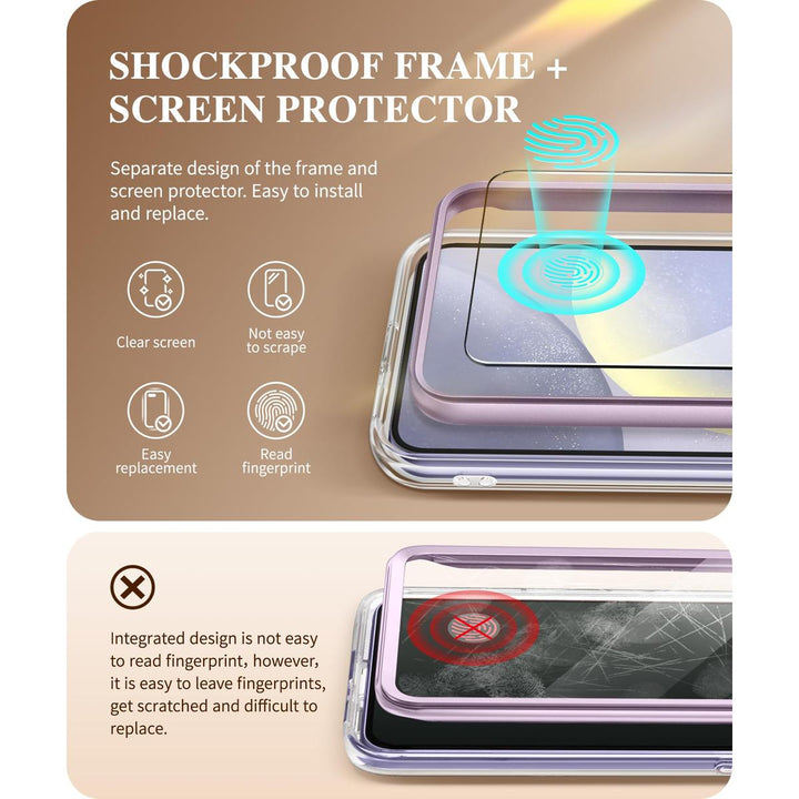 GVIEWIN Quicksand Samsung S24 Plus Case - DOKUTRONIX