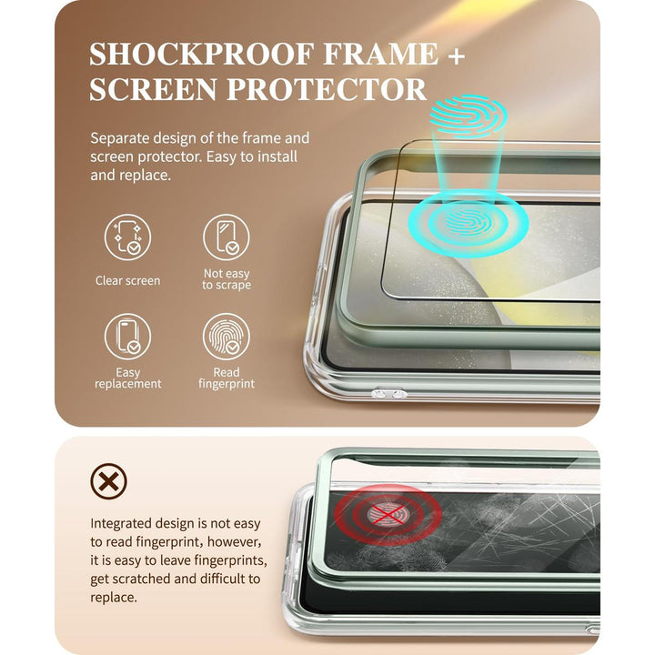 GVIEWIN Quicksand Samsung S24 Plus Case - DOKUTRONIX