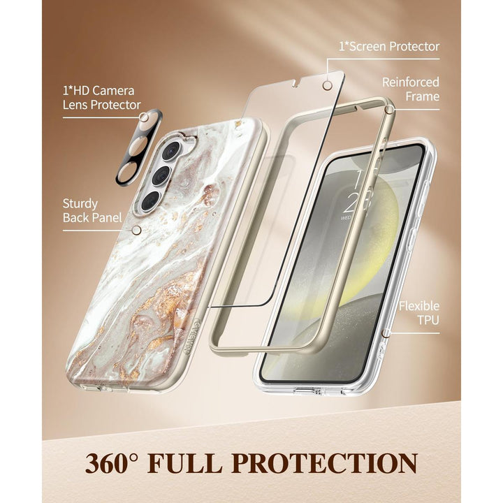 GVIEWIN Quicksand Samsung S24 Plus Case - DOKUTRONIX