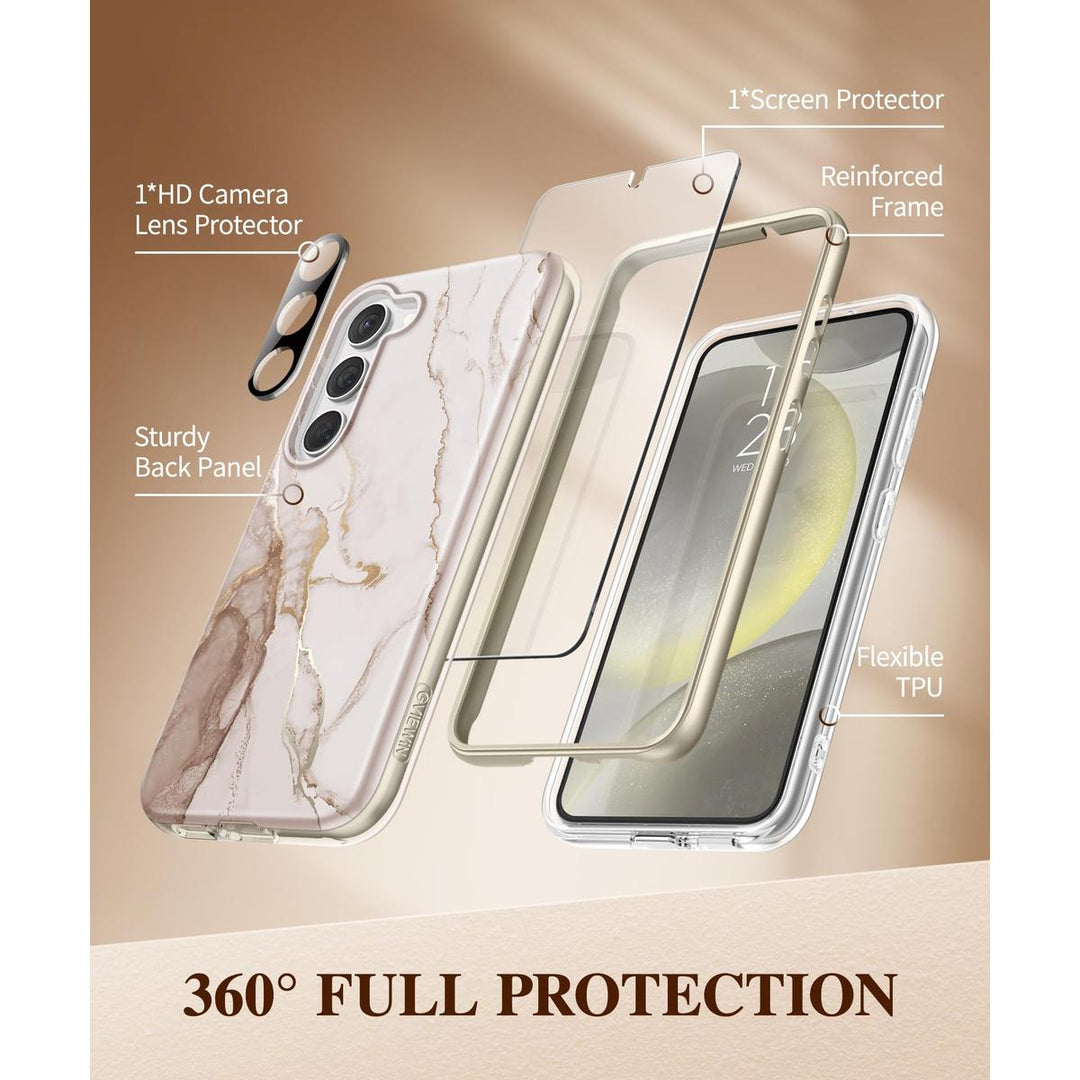 GVIEWIN Quicksand Samsung S24 Plus Case - DOKUTRONIX