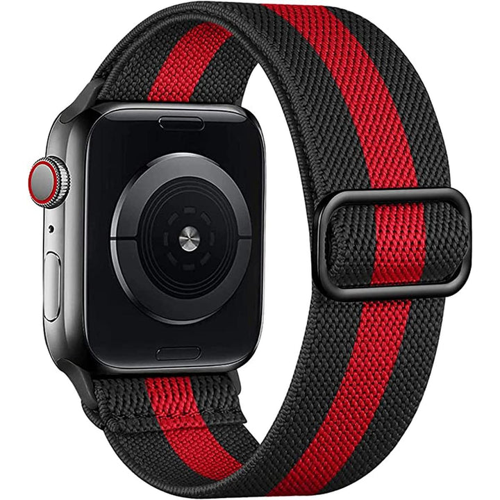 Dokutronix FlexiBand: Noir & Crimson Strap - DOKUTRONIX