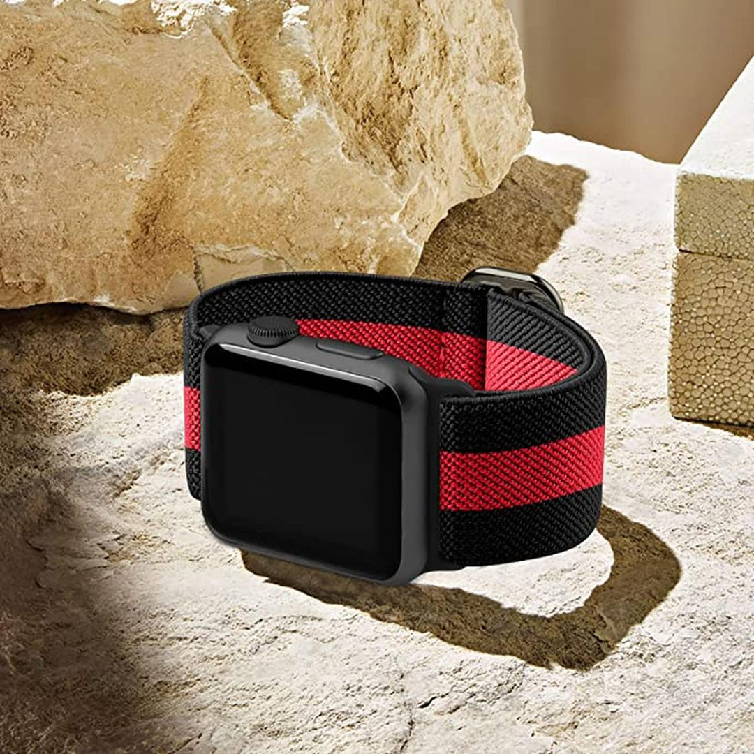 Dokutronix FlexiBand: Noir & Crimson Strap - DOKUTRONIX