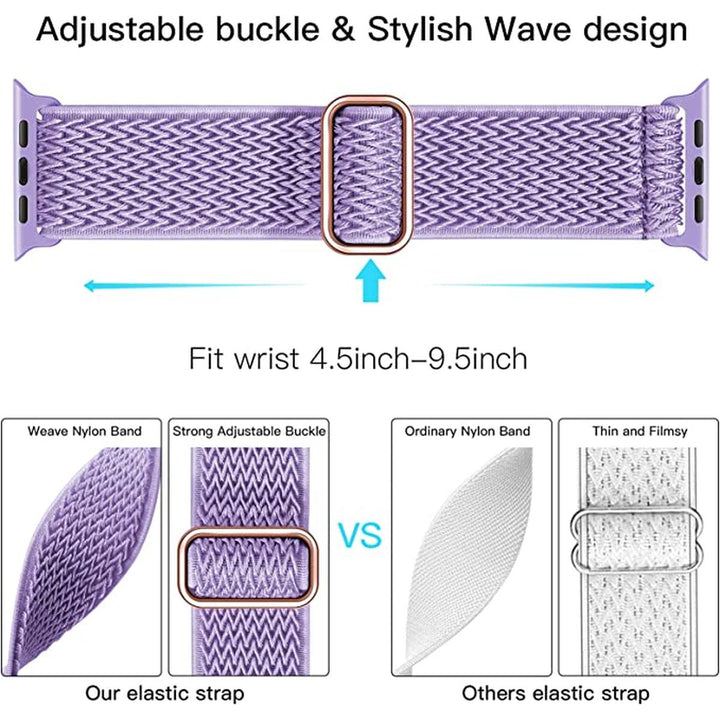 Lilac Dokutronix Elastic iWatch Band - DOKUTRONIX