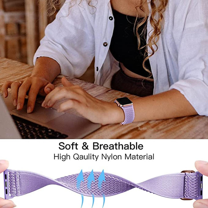 Lilac Dokutronix Elastic iWatch Band - DOKUTRONIX