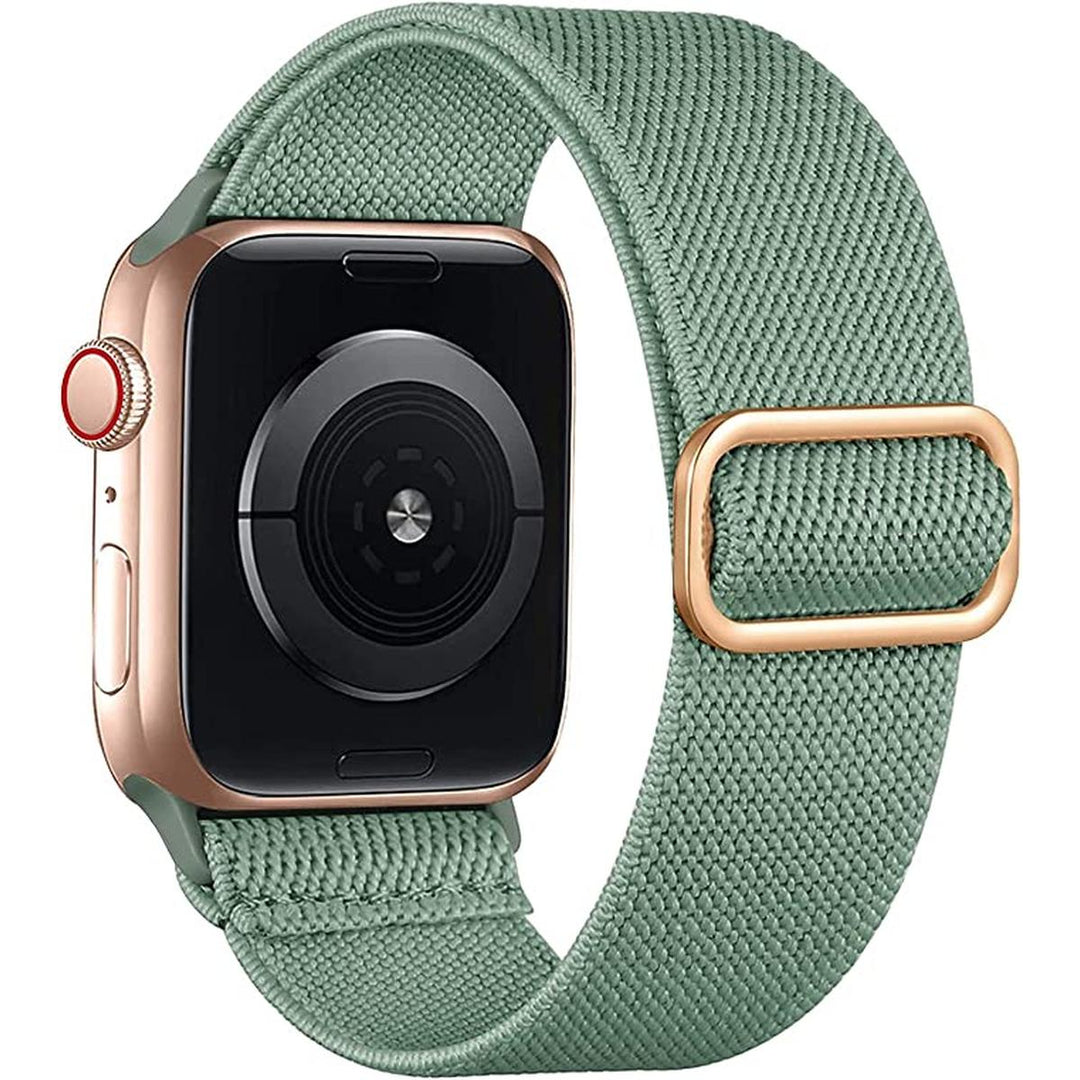 Elastic Pine Green iWatch Band - DOKUTRONIX