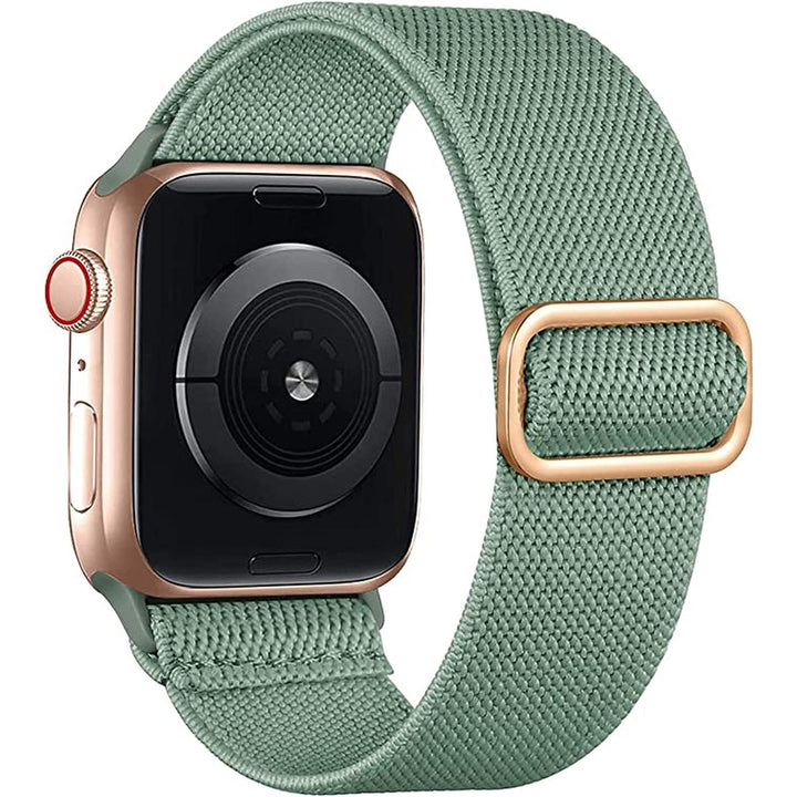 Elastic Pine Green iWatch Band - DOKUTRONIX