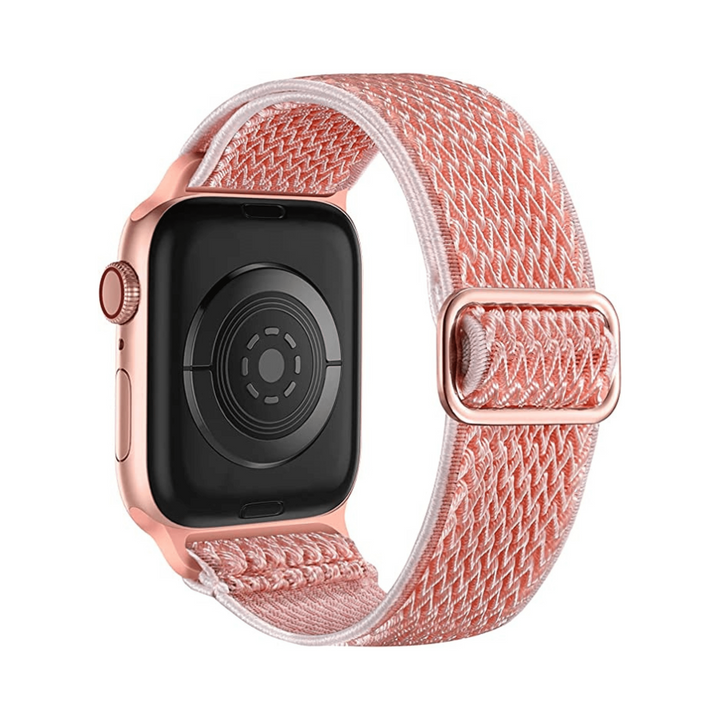 Dokutronix Pink Woven iWatch Band - Elastic Fit - DOKUTRONIX