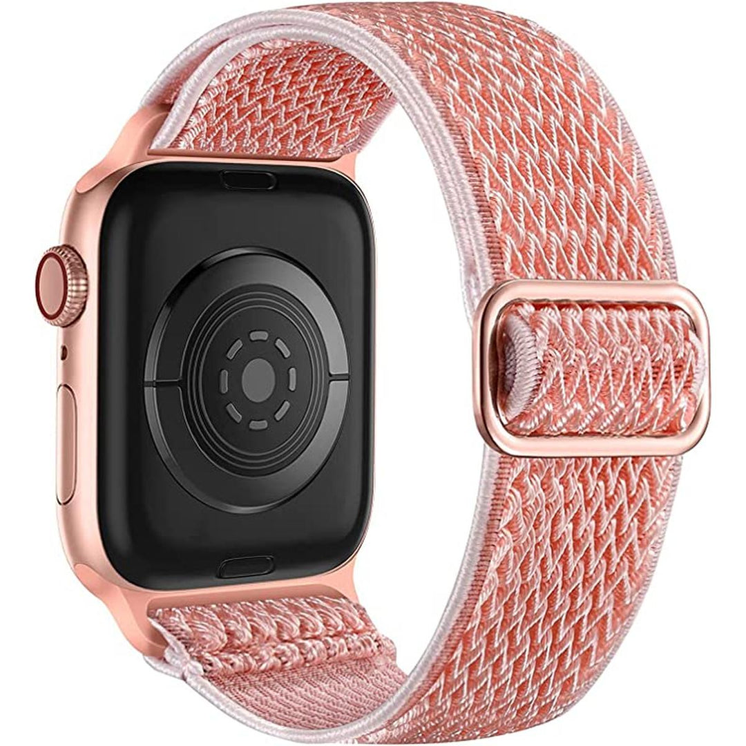 Dokutronix Pink Woven iWatch Band - Elastic Fit - DOKUTRONIX