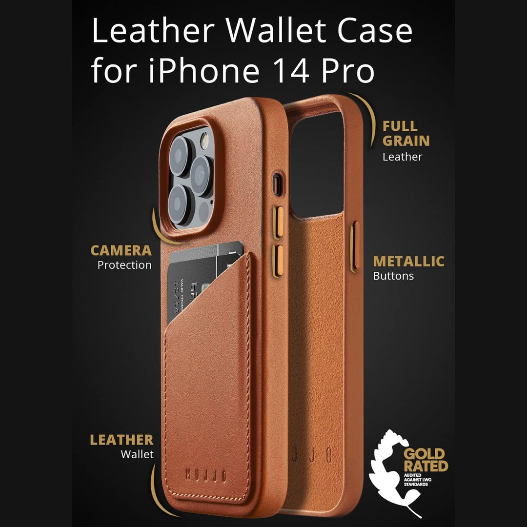 Leather Luxe Wallet Case for iPhone 14 Pro - DOKUTRONIX