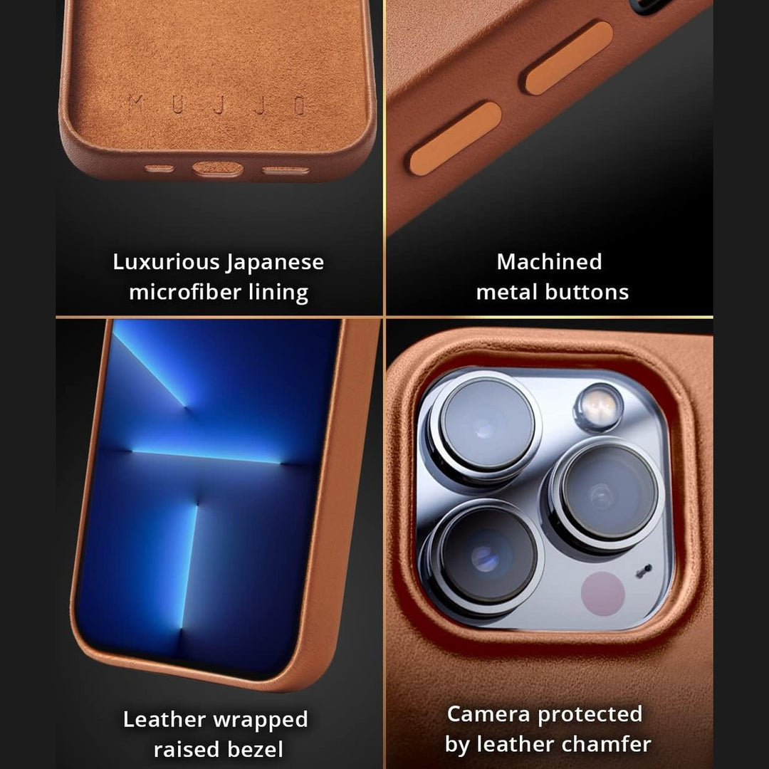 Leather Luxe Wallet Case for iPhone 14 Pro - DOKUTRONIX