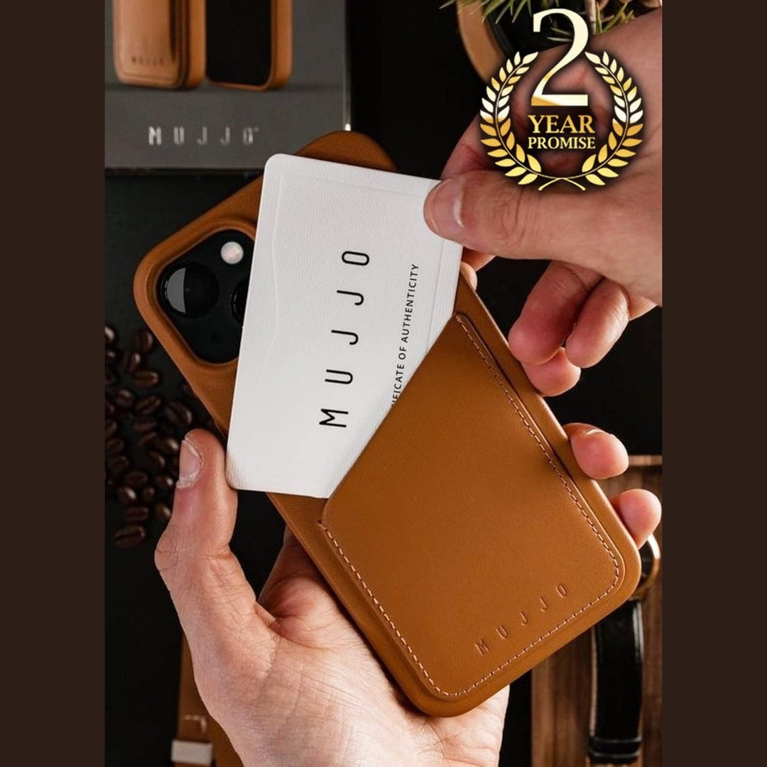 Leather Luxe Wallet Case for iPhone 14 Pro - DOKUTRONIX